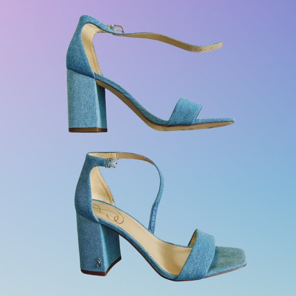 Sam Edelman Daniella Block Hell (Blue) - Picture 1 of 4
